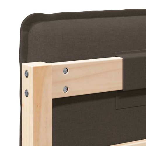 Тапицирана табла с таблото Естествено и светло сиво 140 cm