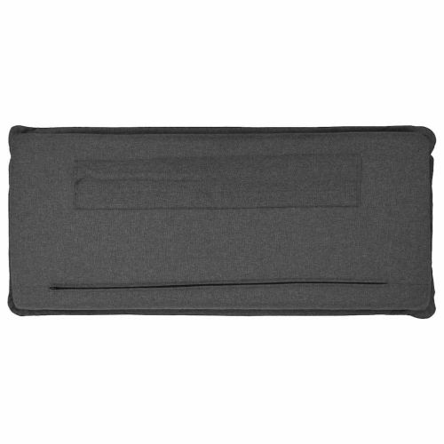 Тапицирана табла с таблото Естествено и тъмно сиво 135 cm