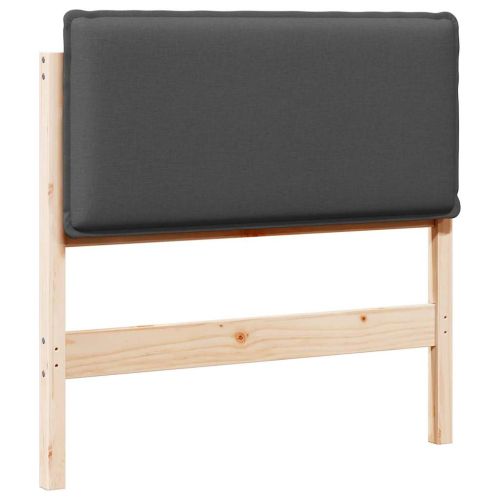 Тапицирана табла с таблото Естествено и тъмно сиво 100 cm