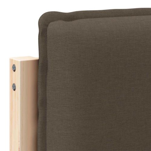 Тапицирана табла с таблото Естествено и светло сиво 100 cm