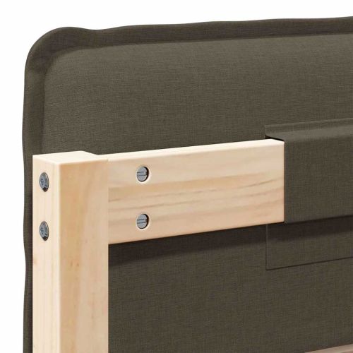 Тапицирана табла с таблото Естествено и светло сиво 75 cm