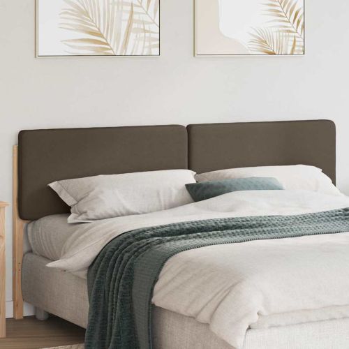 Тапицирана табла Кафяво и таупе 180 cm Солидно борово дърво