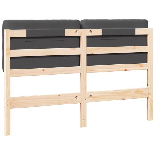 Тапицирана табла с таблото Кафяво и тъмно сиво 150 cm