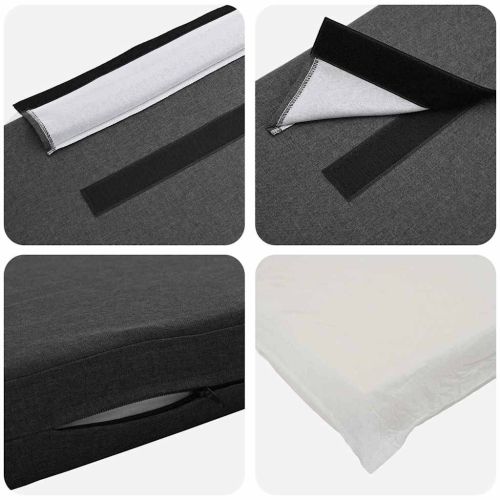 Тапицирана табла с таблото Кафяво и тъмно сиво 135 cm