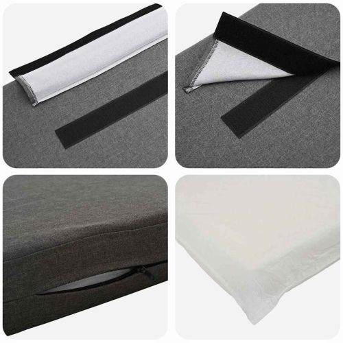 Тапицирана табла Кафяв и светло сив 75 cm Солидно борово дърво