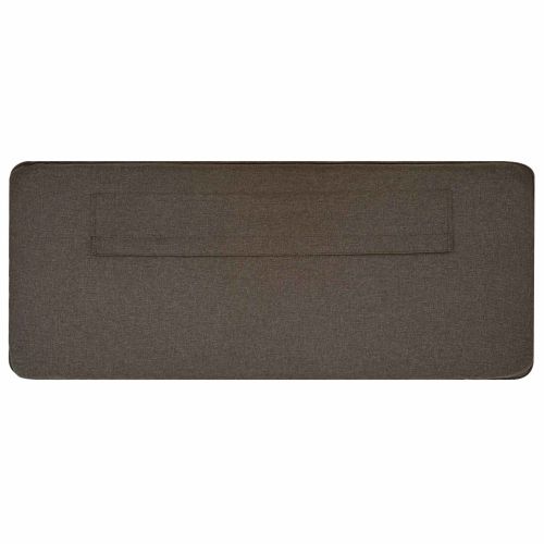 Тапицирана табла Кафяво и таупе 160 cm Солидно борово дърво