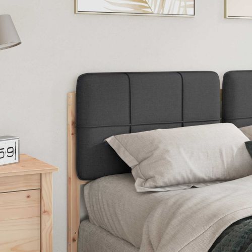 Тапицирана табла с таблото Кафяво и тъмно сиво 140 cm