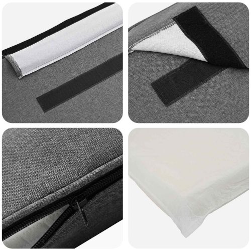 Тапицирана табла Кафяв и светло сив 150 cm Солидно борово дърво