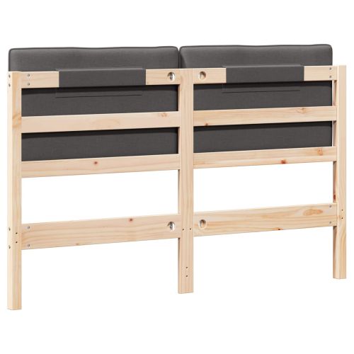 Тапицирана табла с таблото Кафяво и тъмно сиво 150 cm