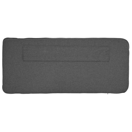 Тапицирана табла с таблото Кафяво и тъмно сиво 150 cm