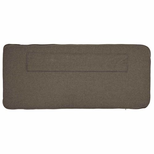 Тапицирана табла Кафяво и таупе 150 cm Солидно борово дърво