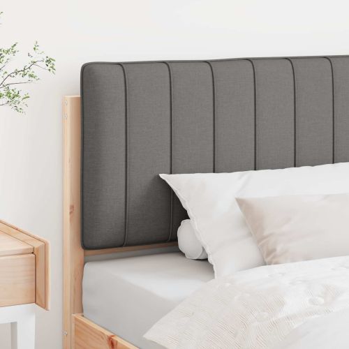 Тапицирана табла Кафяв и светло сив 100 cm Солидно борово дърво