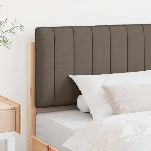 Тапицирана табла Кафяво и таупе 100 cm Солидно борово дърво