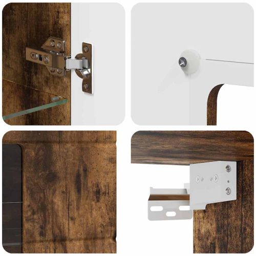 Дървен шкаф Димян дъб 50 x 29 x 100 см Инженерно дърво