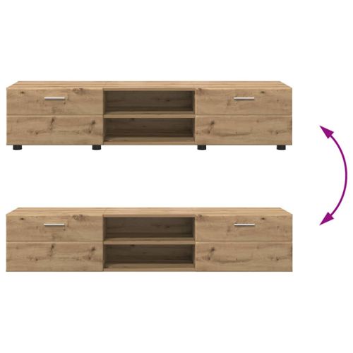 Дървен шкаф с чекмедже Дъб 150 x 39 x 30 см Инженерно дърво