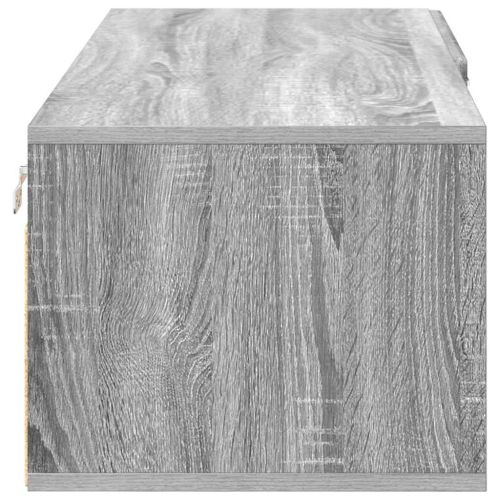 Дървен шкаф Сив Сонома 100,5 x 39 x 30 см Инженерно дърво