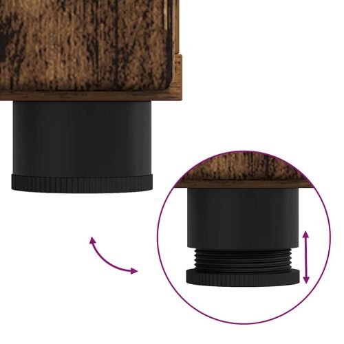 Дървен шкаф Старо дърво 88,5 x 30,5 x 73 см Инженерно дърво