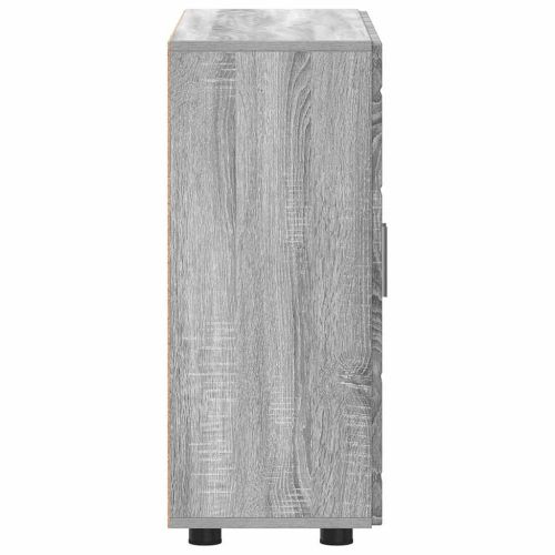 Дървен шкаф Сив Сонома 88,5 x 30,5 x 73 см Инженерно дърво