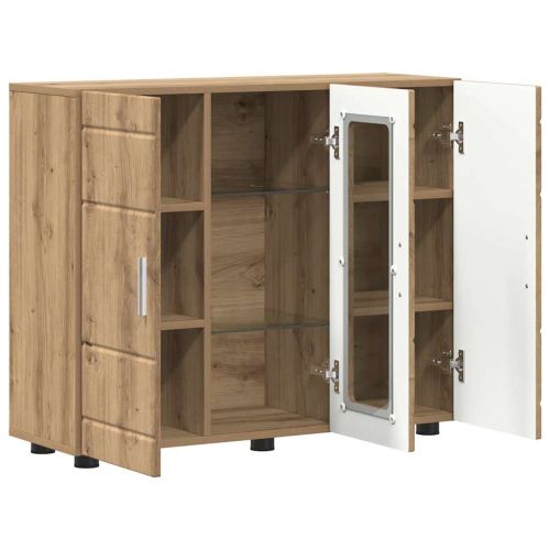 Дървен шкаф Дъб 88,5 x 30,5 x 73 см Инженерно дърво