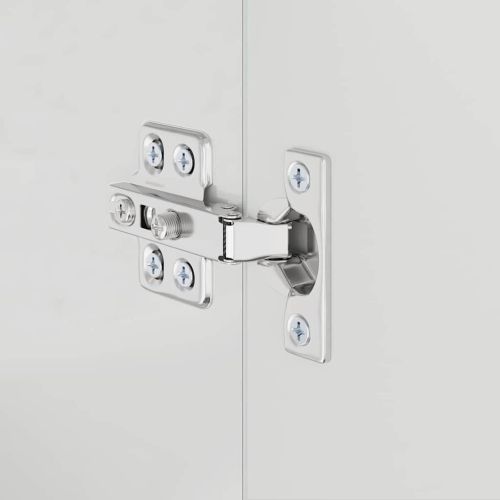 Комплект шкафове за баня TULUM Лъскаво бяло 60 x 34 x 63 см