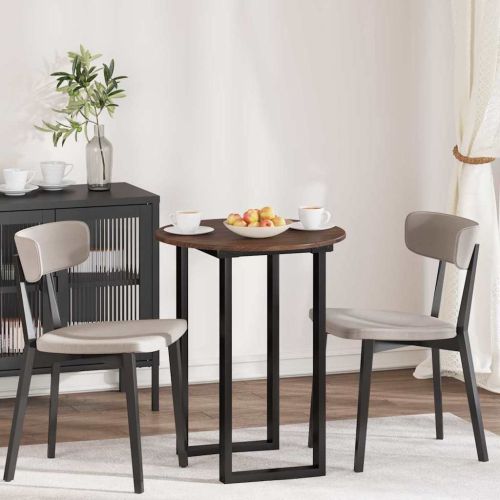 Топ за маса Кафяв дъб 60 x 60 x 1,5 cm Инженерно дърво