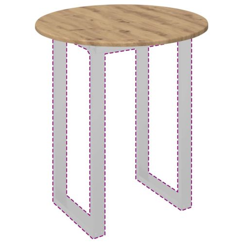 Топ за маса дъб артизан 60 x 60 x 1,5 cm Инженерно дърво