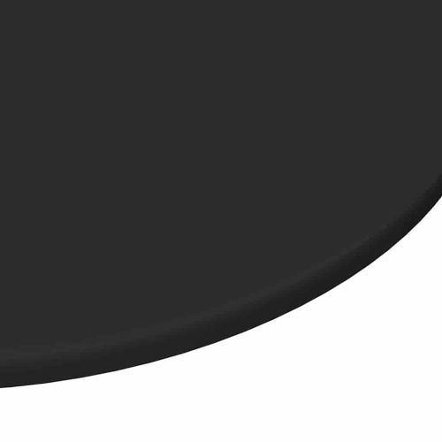 Топ за маса Черно 70 x 70 x 1,5 cm Инженерно дърво