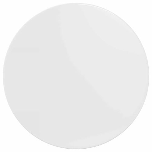 Топ за маса Бяло Със Силен Гланц 70 x 70 x 1,5 cm