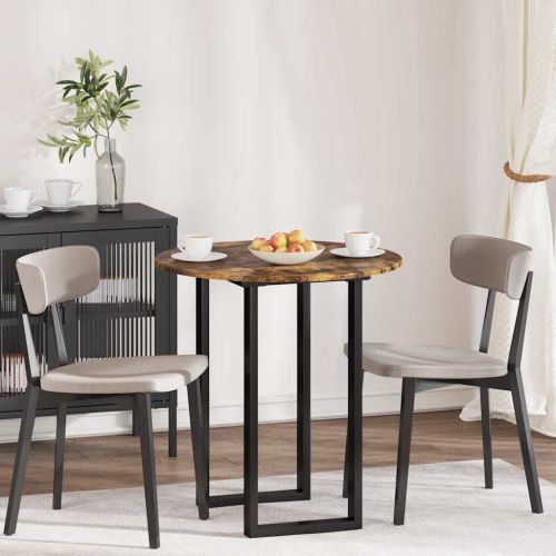 Топ за маса Опушен дъб 70 x 70 x 1,5 cm Инженерно дърво