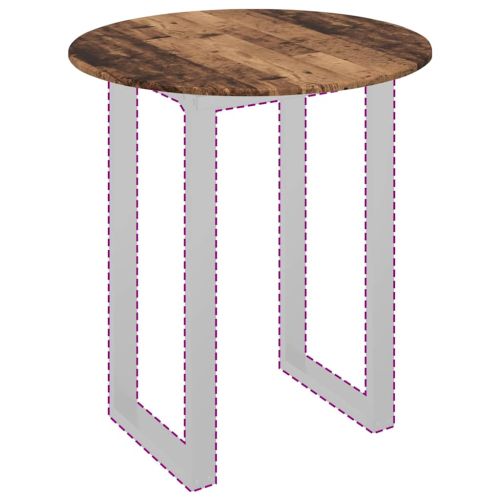 Топ за маса Старо дърво 80 x 80 x 1,5 cm Инженерно дърво