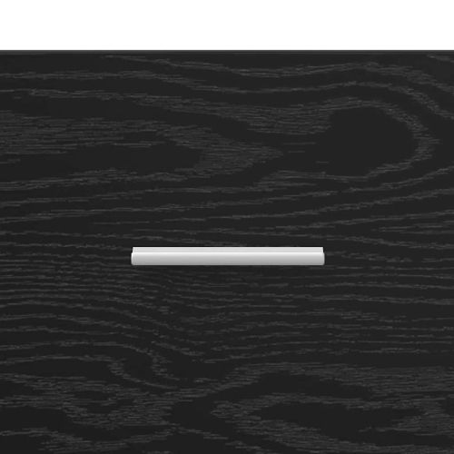 Шкаф за мивка със съхранение с врата Черния дъб Инженерно дърво