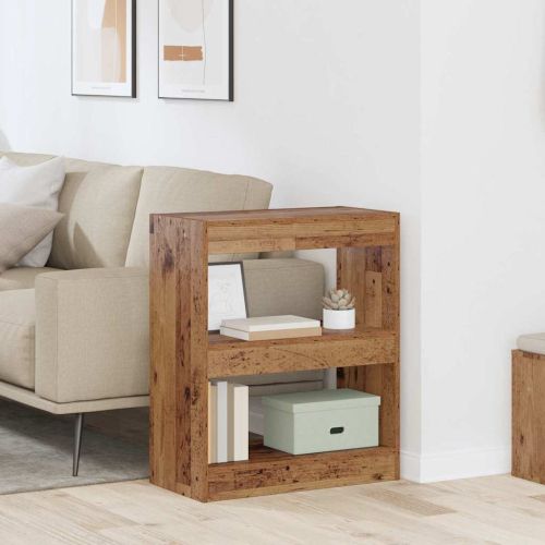 Шкаф за книги Старо дърво 60 x 30 x 72 см Инженерно дърво