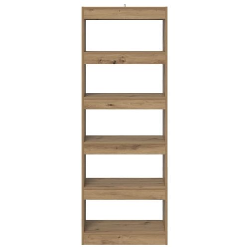 Шкаф за книги дъб артизан 60 x 30 x 166 см Инженерно дърво