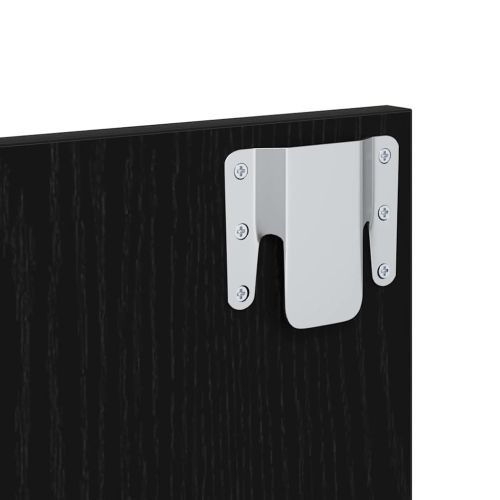 Нощен шкаф 2 pcs Черния дъб 50 x 32.5 x 80 см Инженерно дърво