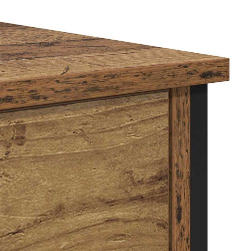 Шкаф за легло 2 pcs Старо дърво 40 x 39 x 40см Инженерно дърво