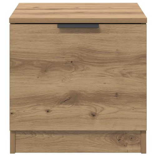 Шкаф за легло 2 pcs Дъб 40 x 39 x 40см Инженерно дърво