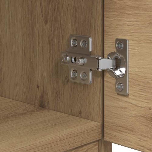 Шкаф за легло 2 pcs Дъб 40 x 39 x 40см Инженерно дърво