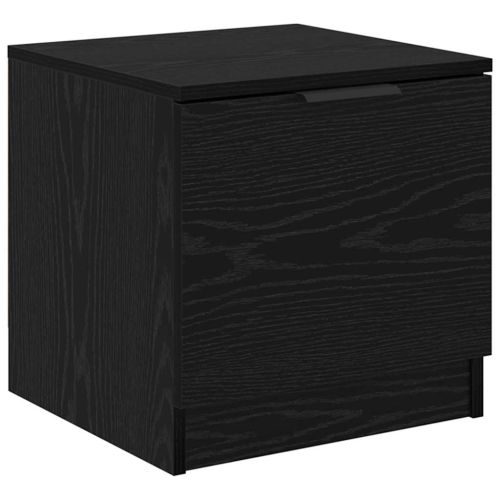 Шкаф за легло 2 pcs Черния дъб 40 x 39 x 40см Инженерно дърво