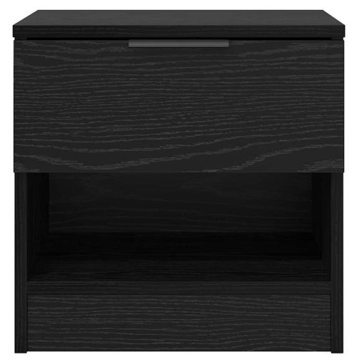 Шкаф за легло 2 pcs Черния дъб 40 x 39 x 40см Инженерно дърво