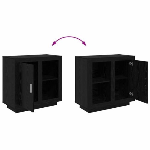 Служебен шкаф Черния дъб 80 x 40 x 75 см Инженерно дърво