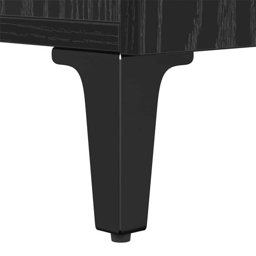 Шкаф за легло с чекмедже 2 pcs Черния дъб 40 x 35 x 47,5 см