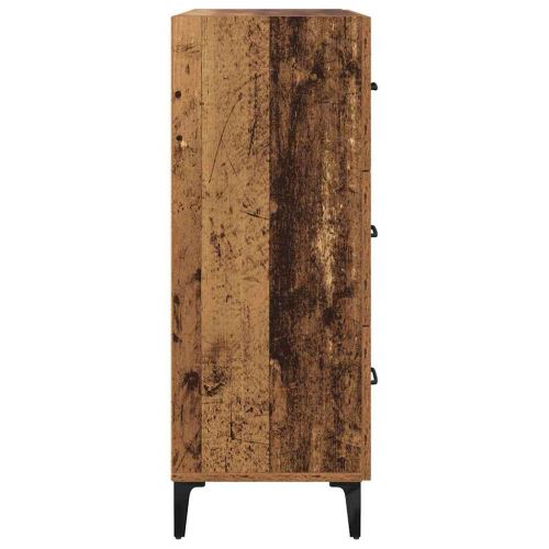 Служебен шкаф с чекмедже Старо дърво 69,5 x 34 x 90 см