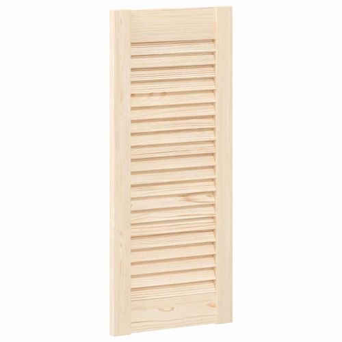 Врата на шкафа с извит дизайн 69x29,5 cm масивна дървесина бор