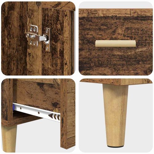 Висок шкаф Старо дърво 70 x 31 x 115 см Инженерно дърво