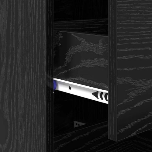 Служебен шкаф Черен дъб 34.5 x 34 x 90 см Инженерно дърво