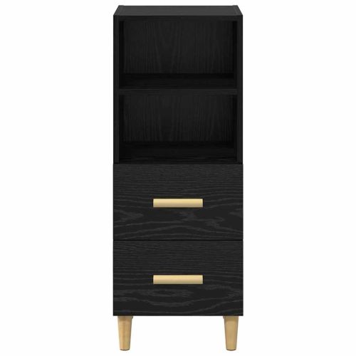 Служебен шкаф Черен дъб 34 x 34.5 x 90 см Инженерно дърво