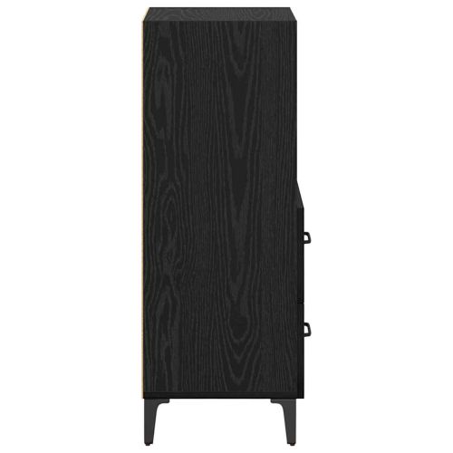 Служебен шкаф Черен дъб 34 x 34.5 x 90 см Инженерно дърво