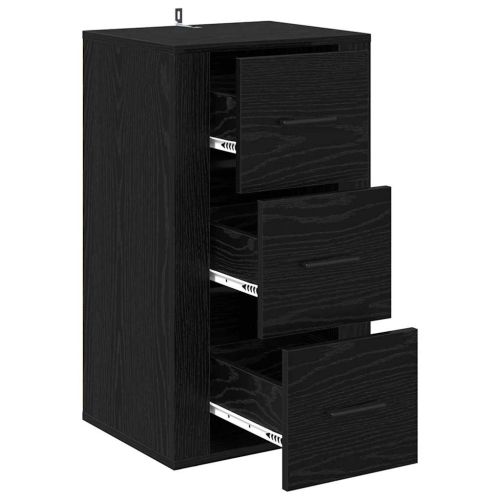 Служебен шкаф Черния дъб 40 x 33 x 70 см Инженерно дърво