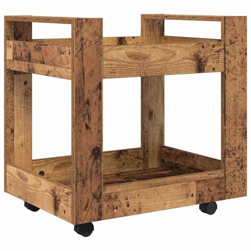 Бюро количка Старо дърво 60 x 45 x 60 см Инженерно дърво