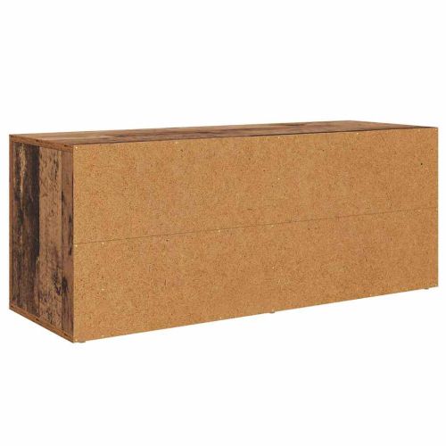 ТВ шкаф с чекмедже Старо дърво 100 x 35 x 40 см Инженерно дърво